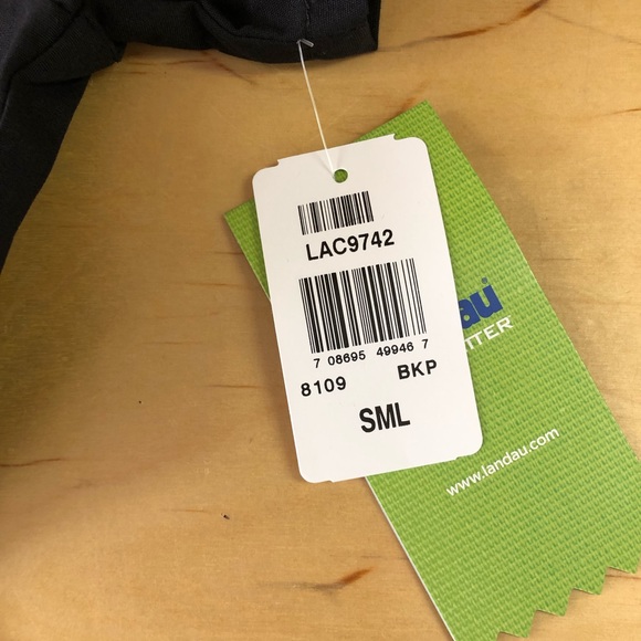 Landau Women’s Black Rounded V-Neck Tunic Scrub - Picture 5 of 7